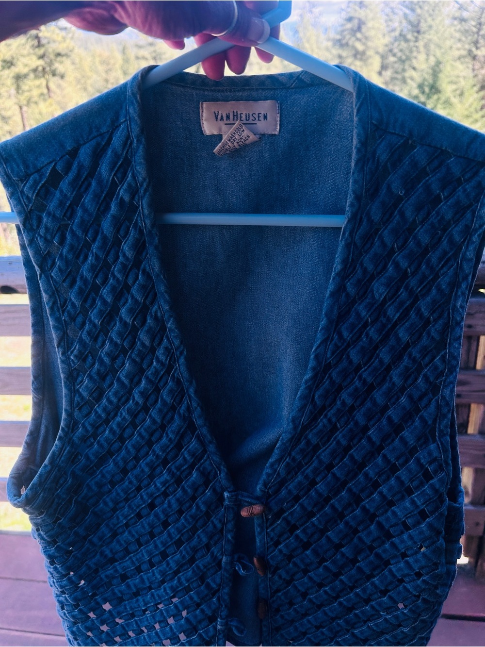Van Heusen Indigo Blue Cotton Shirt